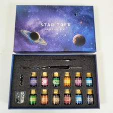 Star Trek Glass Dip Pen Set