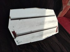 Large Vintage Old Antique  Bevelled Edge Shabby Chic Wall Mirror 69cm X 41cm 