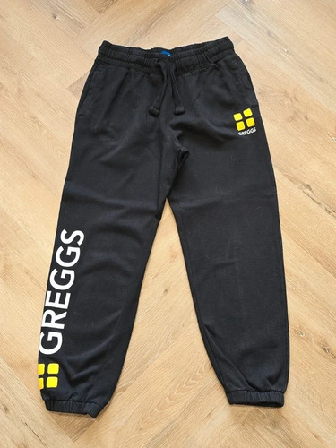 Greggs mens black track pants - black,
