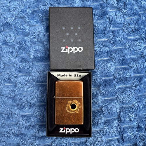 Zippo 24717 bullet hole - zippo,