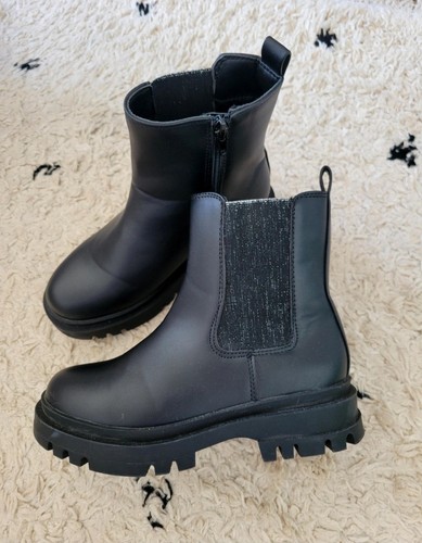 Girls black chunky - , ankle
