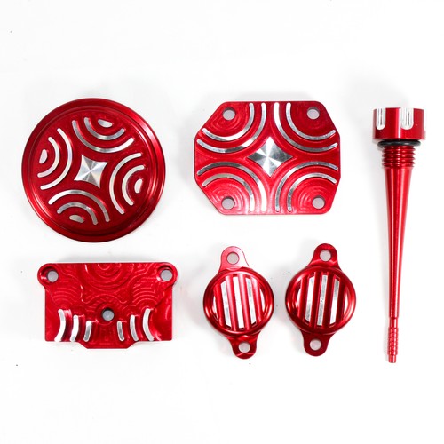 Red cnc engine - red, dressing