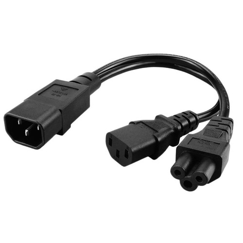 Iec 320 c14 male plug - 320, 2x