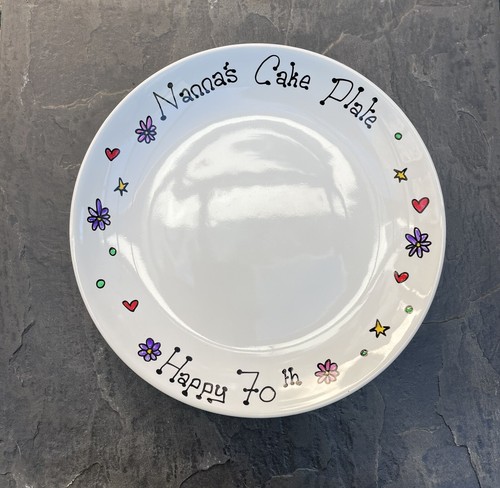 Hand painted personalised - hand, side
