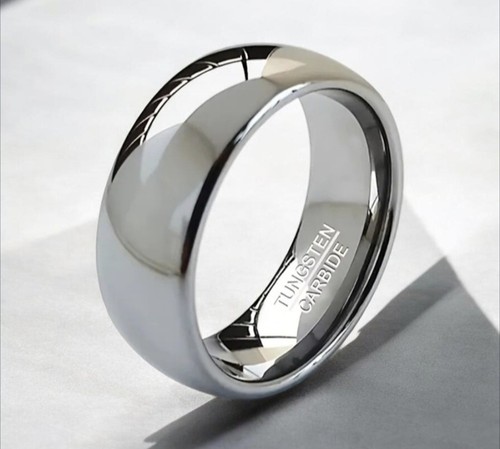 Tungsten carbide wedding ring - tungsten,