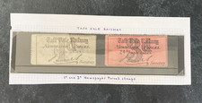 G.B. WALES TAFF VALE RAILWAY NEWSPAPER PARCEL STAMPS. SOME MARKS/WEAR. AS SEEN.