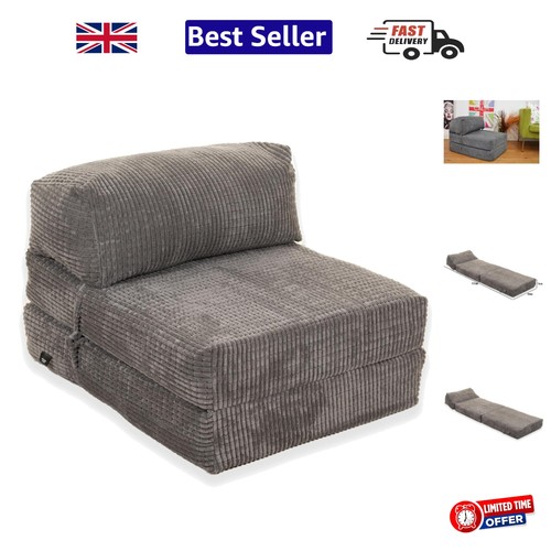 Elegant grey jazz chair bed - grey,