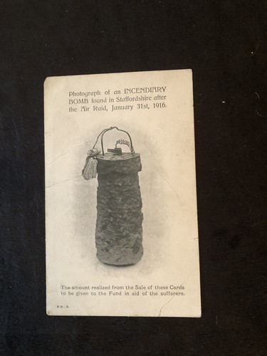 Postcard ww1 zeppelin - postcard,