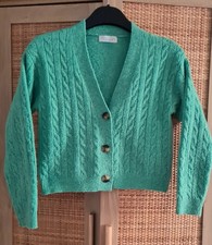 Primark Girls Apple Green Cardigan,  Age 9-10
