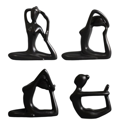 Yoga girl statue art sculpture - statue,