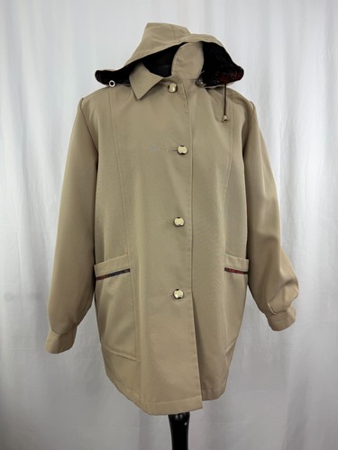 Womens rain coat beige - size, 16