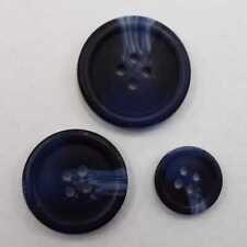 Navy Blue Buttons 15mm 2cm 23mm 25mm 28mm 3cm Suit Jacket Coat BUY 2 4 Or 8 818D