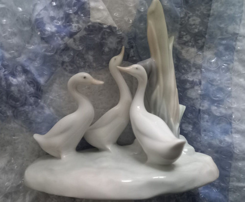 Lladro nao geese a reed - nao,