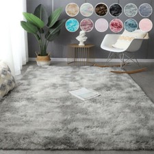 Soft Fluffy Rugs Large Shaggy Rug Living Room Bedroom Anti-Slip Carpet Floor Mat