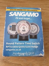 Sangamo Round Pattern Time Switch RPTS E850 Q550 S250 Range New