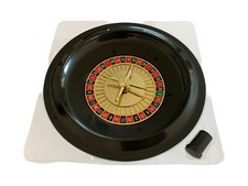 BOXED ROULETTE WHEEL POKER CHIP SHOP  25cm 10 Inch