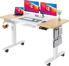 MAIDeSITe Electric Standing Desk Height Adjustable Standing Desk Sit Stand Desk