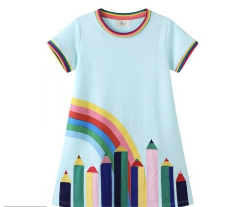 Girls summer dress with - dress,