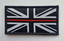 Union Jack badge thin red line