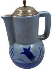 Vintage Blue Ceramic Tea