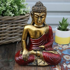 Large Red & Gold Buddha Statue
