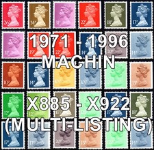 1971 machin definitives - 1971-96,