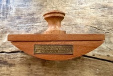 Antique ink blotter - WW1 naval memorabilia  - teak from HMS Iron Duke