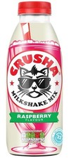 Crusha Raspberry Milk Shake Syrup 1ltr Pack of 1 or 12