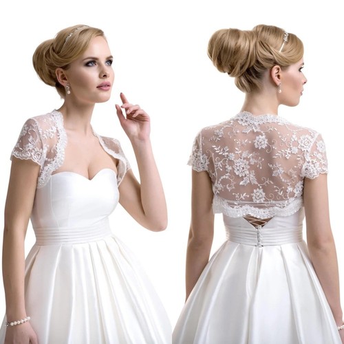Elegant wedding jacket lace - wedding,