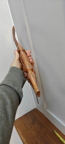 Vintage tribal style crocodile - style,