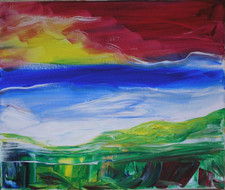 Original contemporary acrylic