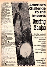 1979 DEERING BANJO CO.  PRINT