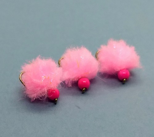 Eggstasy egg trout flies - 3,