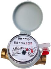 WRAS Approved Single-Jet Cold Water Meter 3/4" BSP (20mm) with Pulse Option