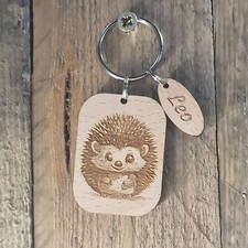Adorable Baby Hedgehog Wooden