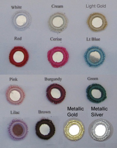 Crochet mirror embellishments - crochet,