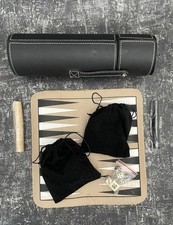 Vintage Backgammon & Chess Set