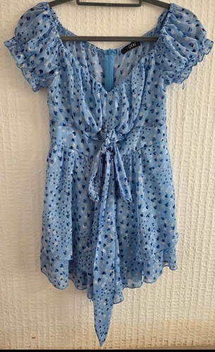 Ladies size blue heart - 12,