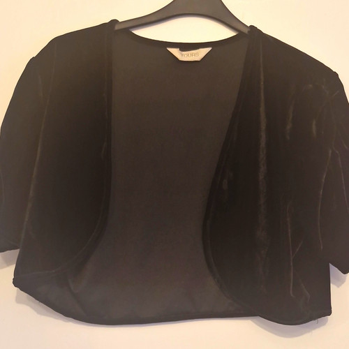 Yours women black velvet - black,