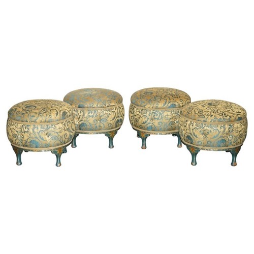 Four antique green chinese - four,