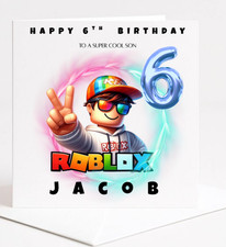 ROBLOX BIRTHDAY CARD