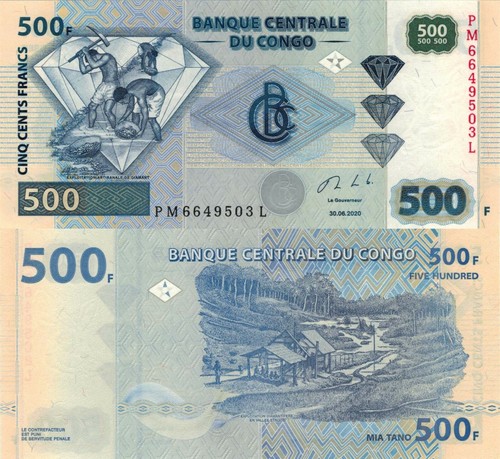 Congo 500 francs - congo,