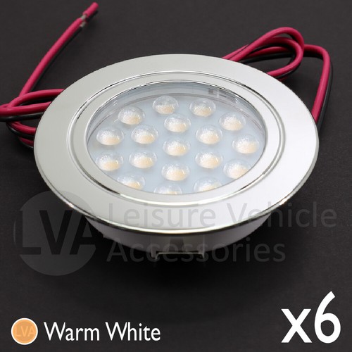 Chrome 12v led spotlight - chrome,