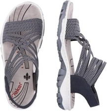 Rieker Women's Blue Strappy