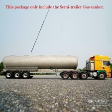 LESU Metal 40Foot Oil Tank Gas-tanker Semi Trailer 1/14 RC Tractor Truck Spare