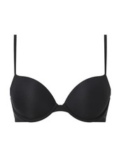 Calvin Klein Sheer Marquisette Plunge Bra 000QF6345E Underwired Push-Up Bras