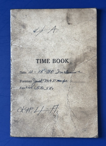 Vintage 1930 time - time, book