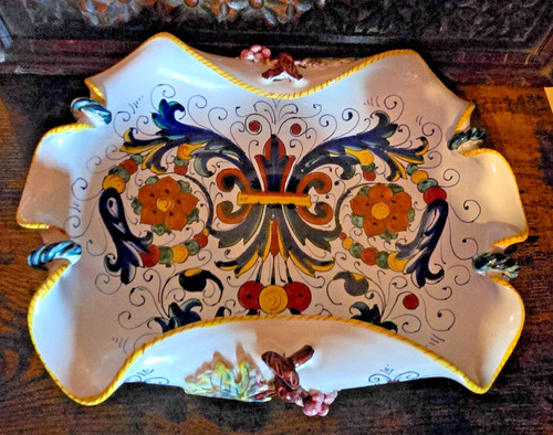 Deruta italian fruit bowl - deruta,