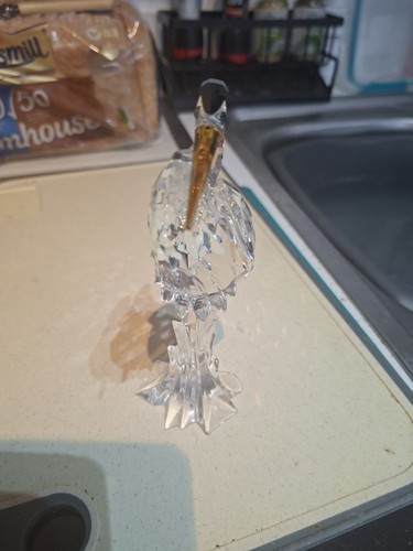 Swarovski crystal heron - swarovski,