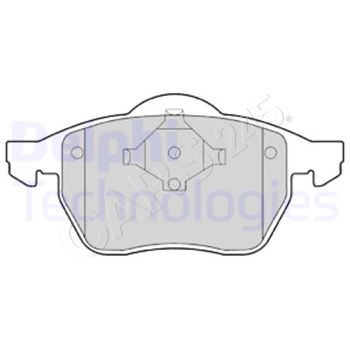 Delphi disc brake pad - delphi,